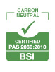 PAS 2060 certification
